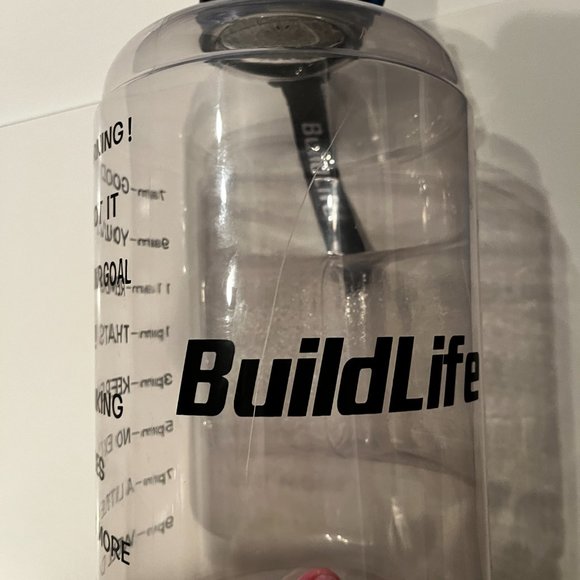 1 Gallon Water Bottle with Time Markers and Motivational Messages (w/a)‎ - Picture 5 of 12